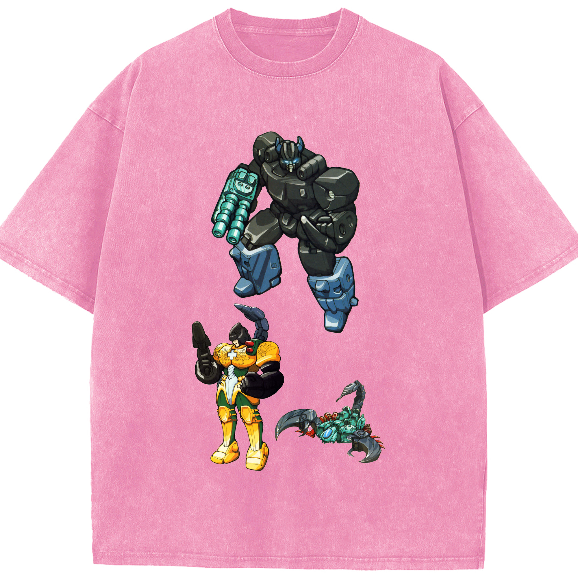 （画像用）  綿100% ヴィンテージ風 半袖Tシャツ（フロントプリント）